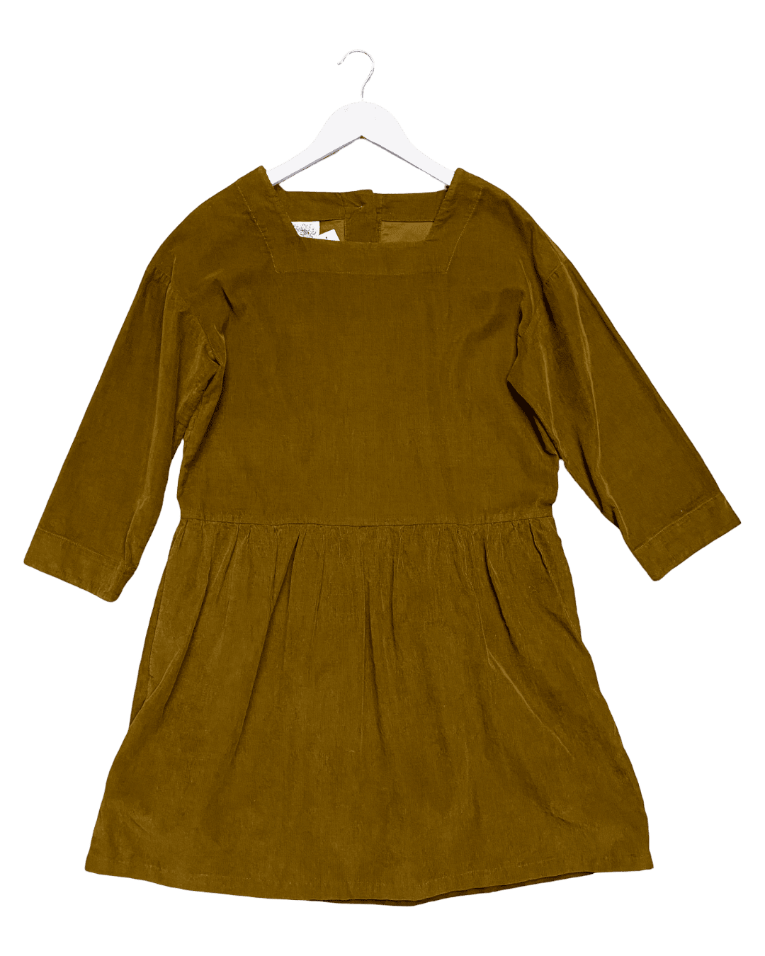 Size L | Manteau Noir Cotton Corduroy Dress