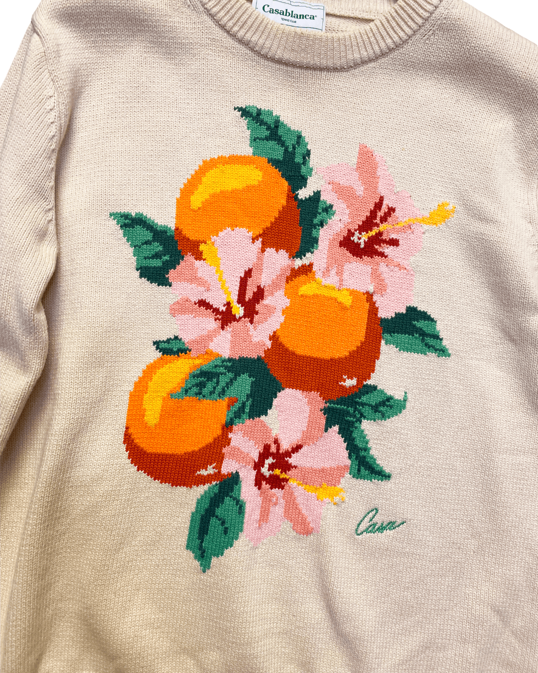 Size L | Casablanca Cotton Kapilia Oranges Jumper