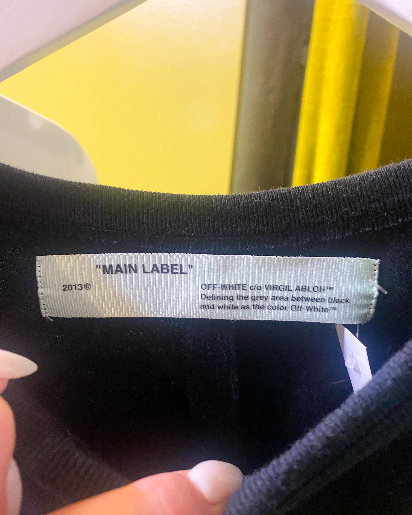 Size XS | Off-White Caution Tape Top