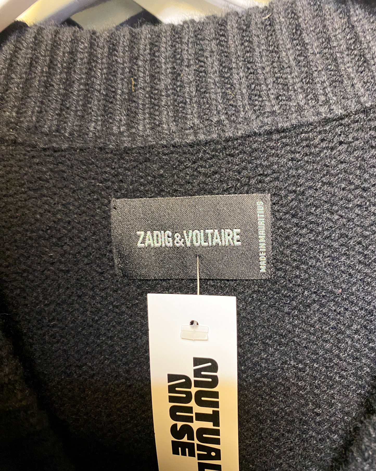Size M | Zadig & Voltaire 1/2 Sleeve Cashmere Cardigan