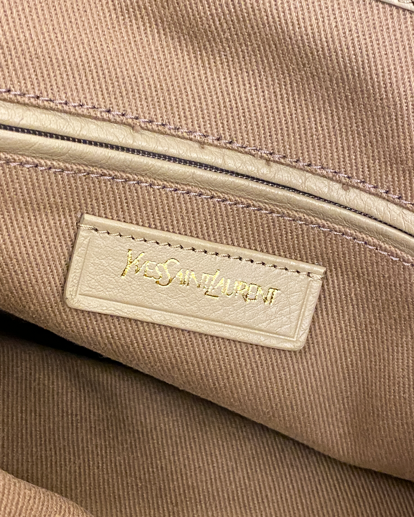 Yves Saint Laurent Muse Two Cabas Leather Bag