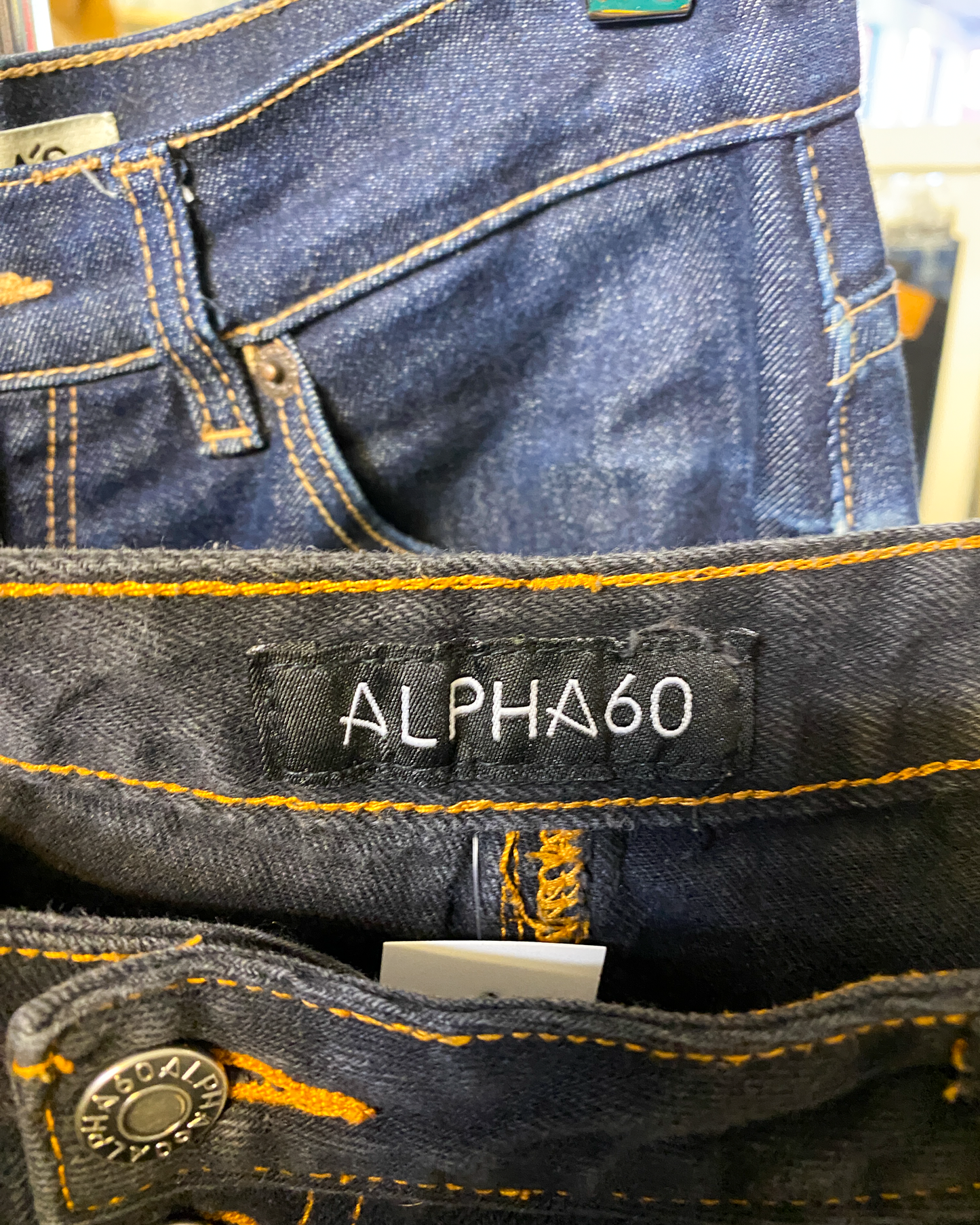 Size S | Alpha60 Baggy Front Seam Jeans