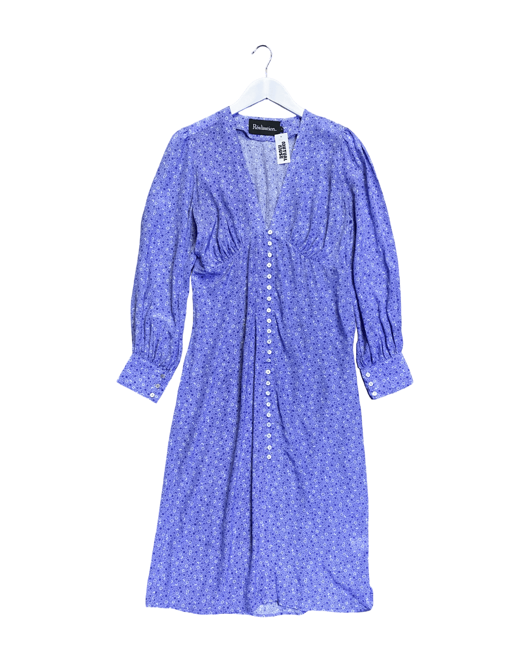 Size L | Réalisation Floral Silk Dress