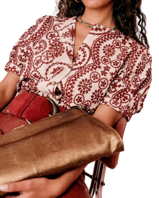 Size 38 (10) | Sézane Broderie Anglais Top