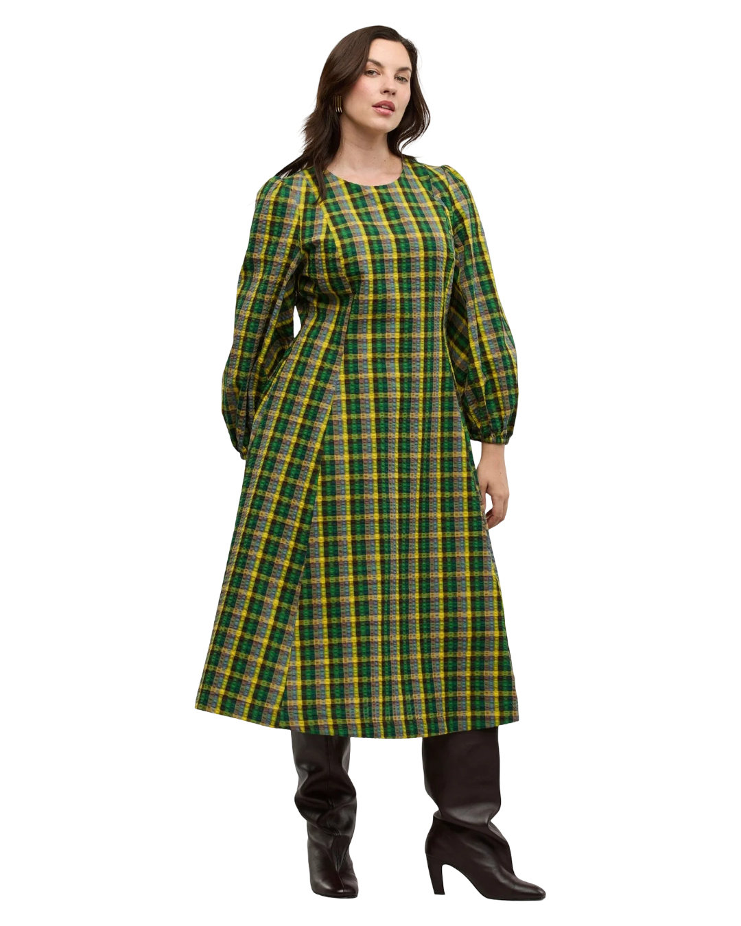 Size 16 | Obus 'Splendour' Seersucker Maxi Dress
