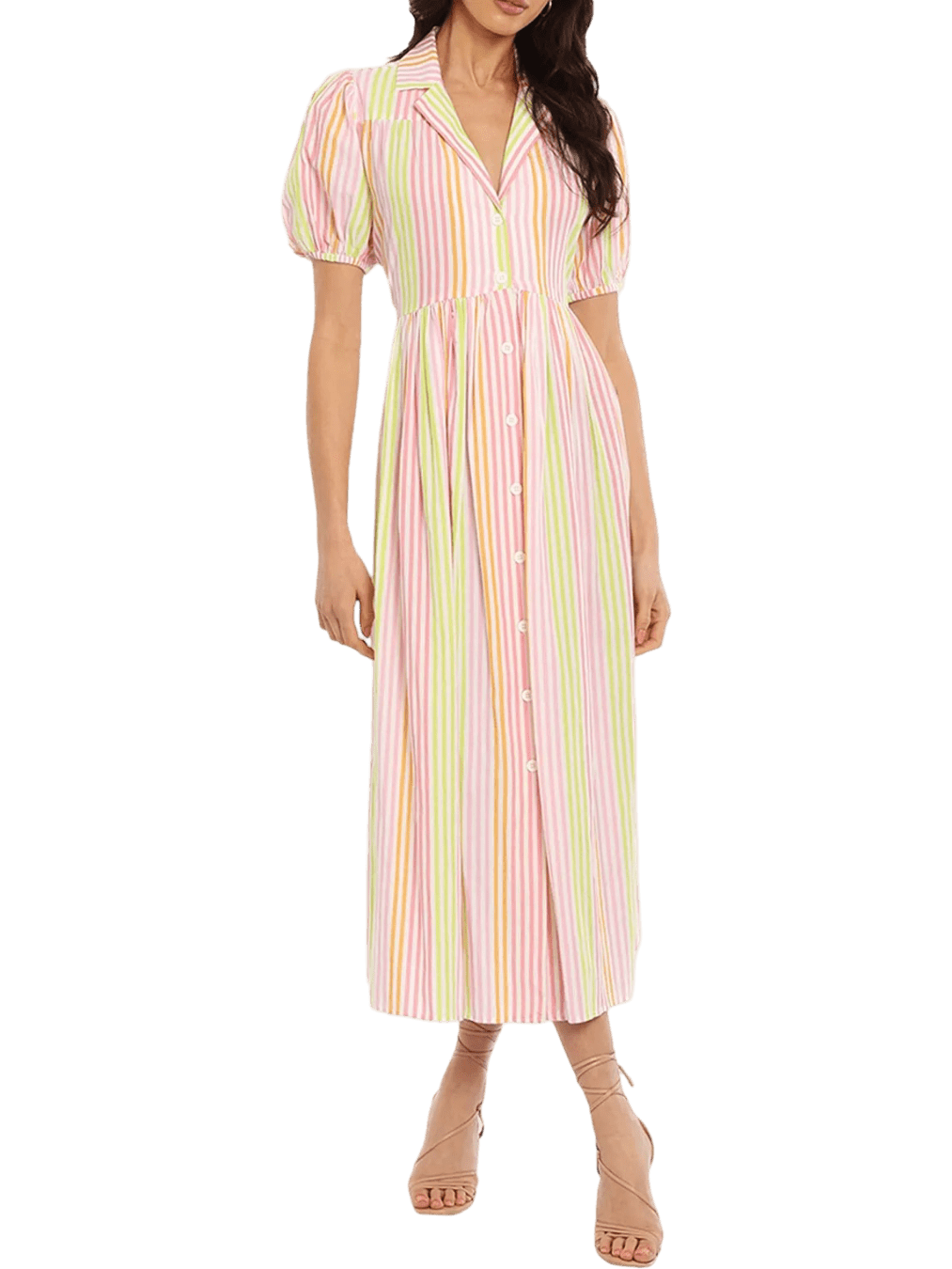 Size L | Steele Paola Midi Cotton Dress