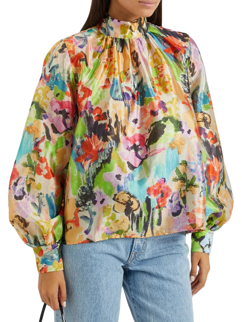 Size M | Stine Goya Eddy Printed Organza Blouse NWT