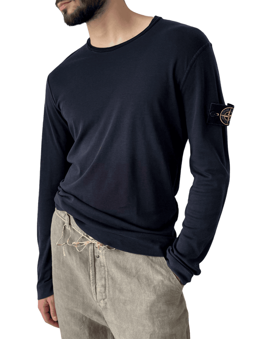 Size S | Stone Island Heavyweight Long Sleeve T-Shirt