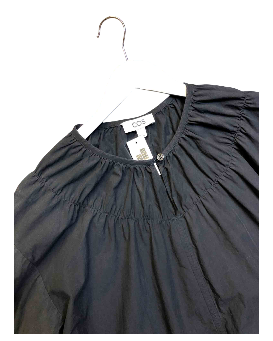 Size S | COS Oversized Gathered Mini Dress
