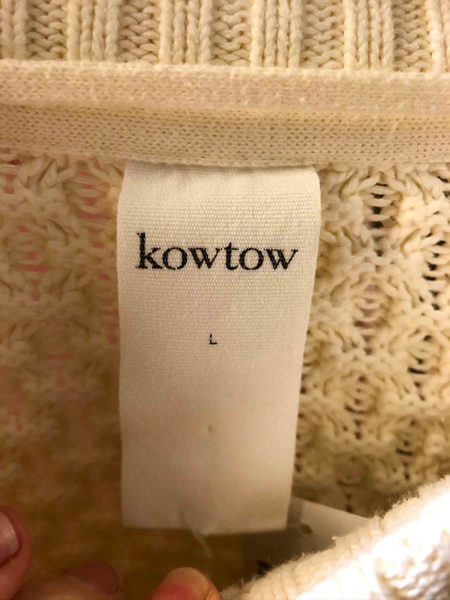 Size L | Kowtow Pioneer Crew Jumper