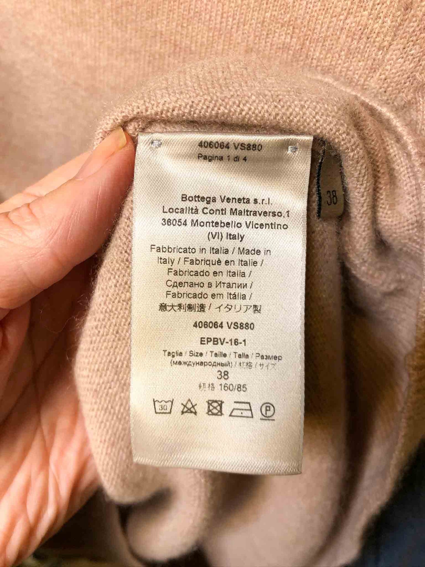 Size XS | Bottega Veneta Cashmere Jumper