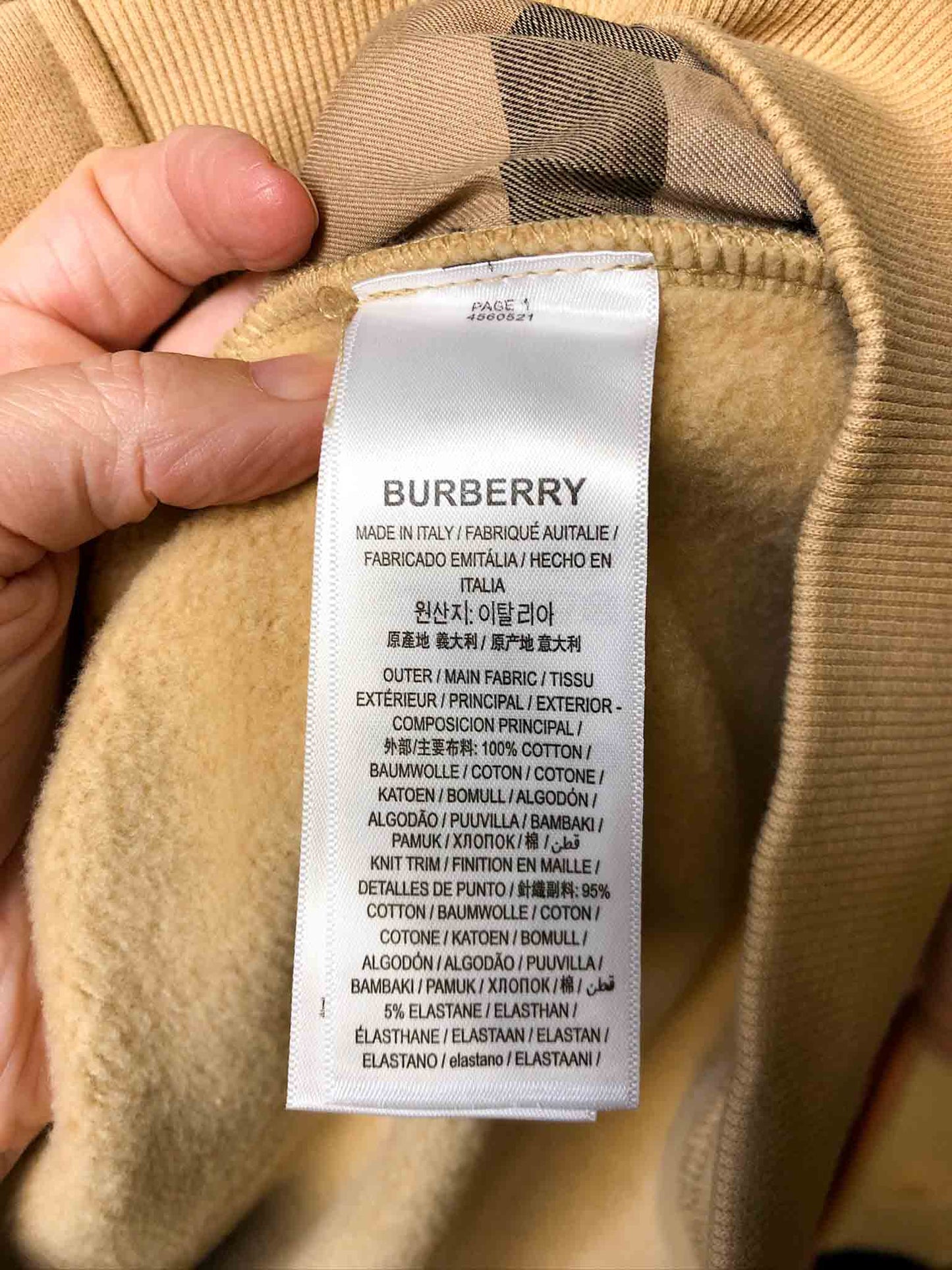 Size M | Burberry Hove Jumper