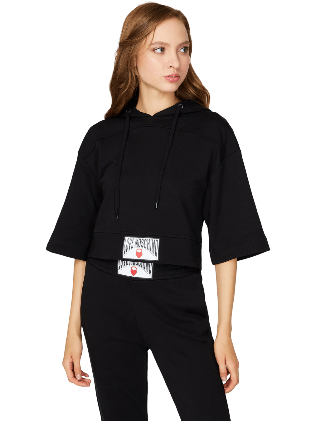 Size 8 | Love Moschino Cropped Boxing Hoodie